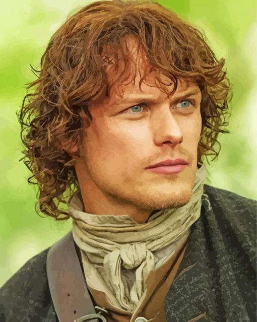 Cool Jamie Fraser Outlander Paint By Numbers