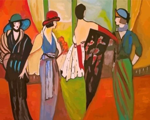 4 Women Art Paint By Number