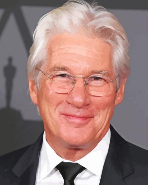 American Actor Richard Gere Paint By Numbers