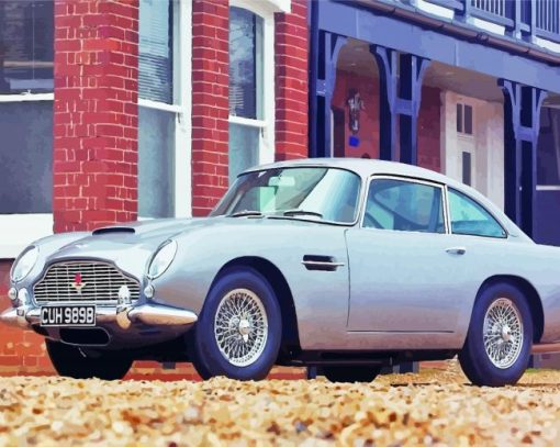 Aston Martin DB5 Car Paint By Numbers