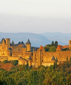 Carcassonne Chateau Paint By Numbers