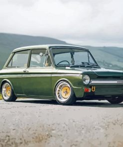 Dark Green Hillman Imp Car Paint By Numbers