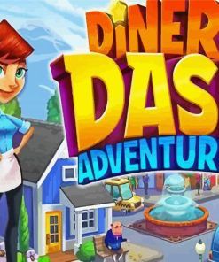 Diner Dash Adventures Paint By Numbers