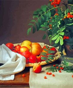 Fruits With Rowanberry Paint By Number