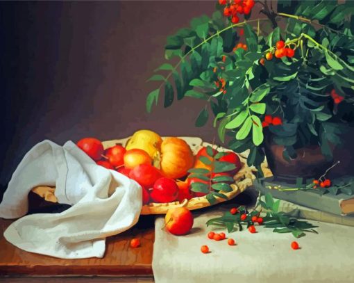 Fruits With Rowanberry Paint By Number