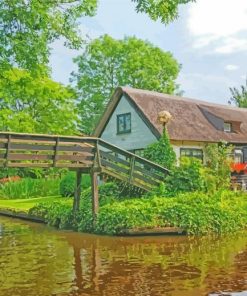 Giethoorn Landscape Paint By Numbers