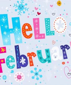 Hello February Paint By Numbers