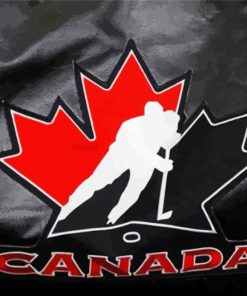 Hockey Canada Logo Paint By Numbers