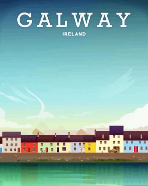 Ireland Galway Bay Poster Paint By Numbers