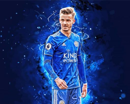 James Maddison LCFC Art Paint By Number