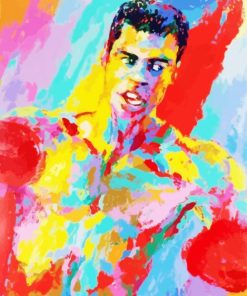 Muhammed Ali By Leroy Neiman Paint By Numbers