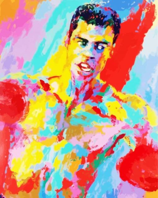 Muhammed Ali By Leroy Neiman Paint By Numbers
