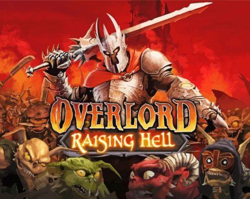 Overload Raising Hell Game Paint By Numbers