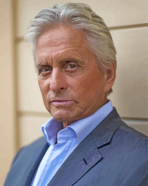 The Actor Michael Douglas Paint By Numbers