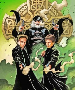 The Boondock Saints Movie Art Paint By Numbers