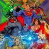 The Justice League Paint By Number