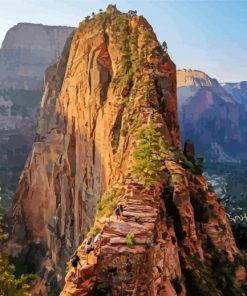Angels Landing Zion Park Paint By Numbers