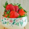 Bowl Of Strawberries Paint By Numbers