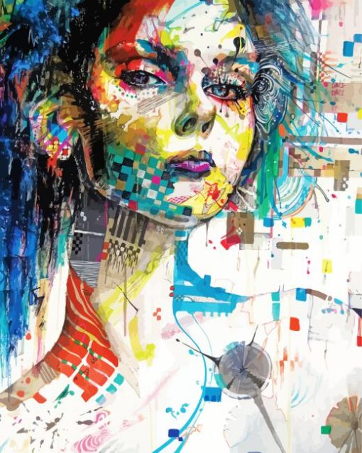 Colorful Woman Minjae Lee Paint By Numbers