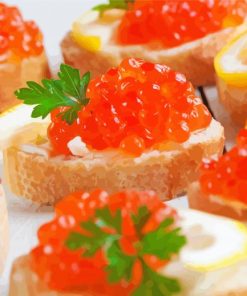 Delicious Fish Roe Paint By Numbers