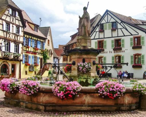 Eguisheim France Paint By Numbers