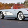 Grey 58 Chevrolet Corvette Paint By Numbers
