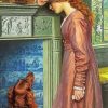 Vintage Woman Arthur Hughes Paint By Numbers