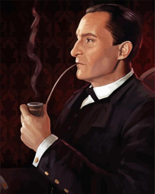 Actor Jeremy Brett Paint By Numbers