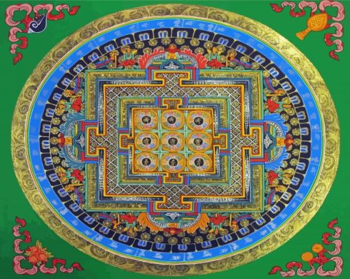 Aesthetic Traditional Mandala Paint By Number