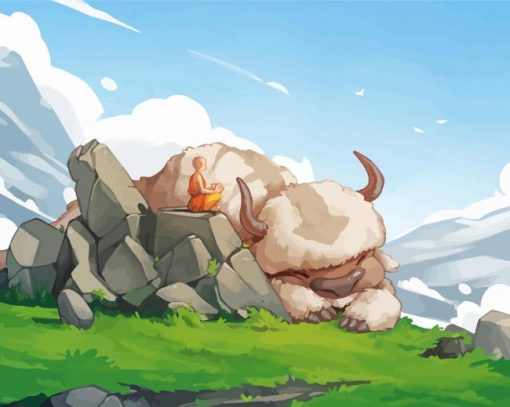 Appa Avatar The Last Airbender Paint By Numbers