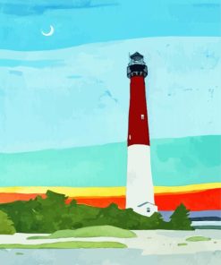 Barnegat Lighthouse Paint By Numbers