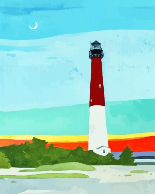 Barnegat Lighthouse Paint By Numbers