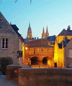 Bayeux Town Paint By Numbers