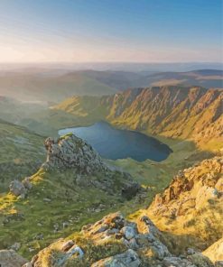 Beautiful View Of Cadair Idris Mountain Paint By Numbers