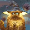Blue Eyed Cat Witch Paint By Number