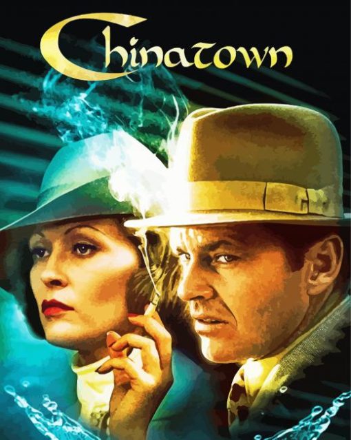 Chinatown Film Poster Paint By Numbers