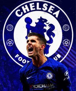 Christian Pulisic Chelsea Footballer Paint By Number