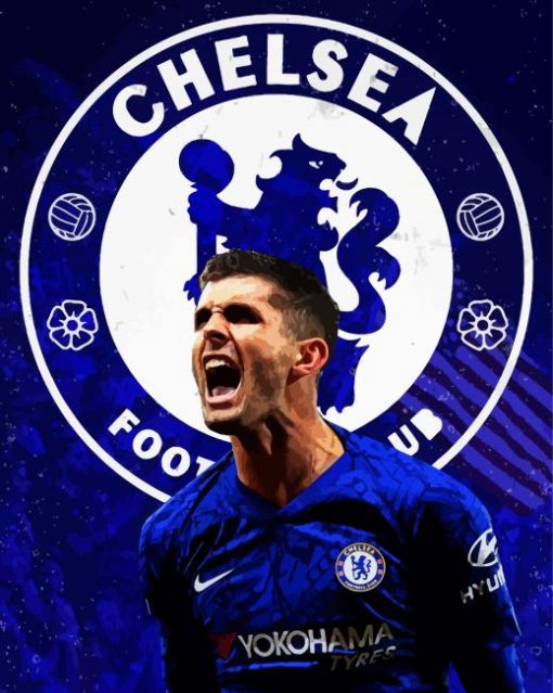 Christian Pulisic Chelsea Footballer Paint By Number