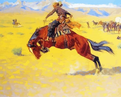 Cold Morning On The Range By Frederic Remington Paint By Numbers