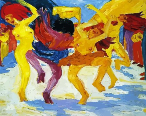 Dance Around the Golden Calf Nolde Art Paint By Numbers