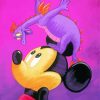 Figment Dragon And Mickey Mouse Paint By Numbers
