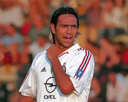 Footballer Alessandro Nesta Paint By Numbers