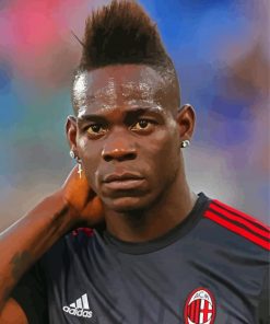 Footballer Mario Balotelli Paint By Numbers