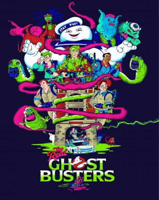 Ghostbusters Animation Art Paint By Numbers