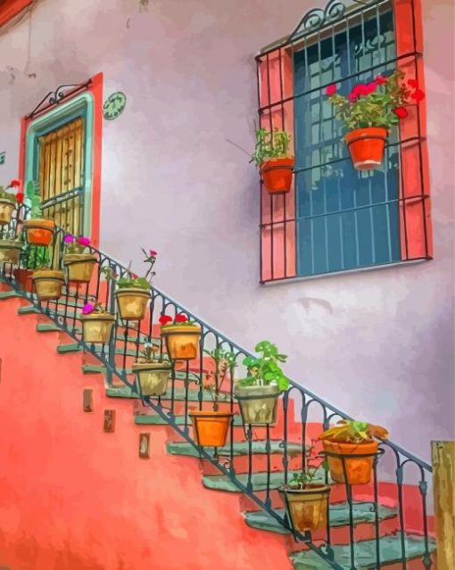 Guanajuato Mexico Paint By Number