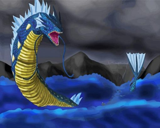 Gyarados Character Paint By Number