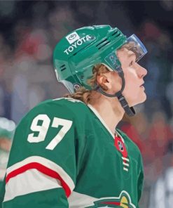 Ice Hockey Player Of Minnesota Wild Team Paint By Numbers