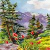 Indian Paintbrush By Anne Gifford Paint By Number