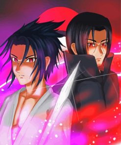 Itachi And Sasuke Paint By Numbers