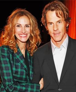 Julia Roberts And Her Husband Paint By Number